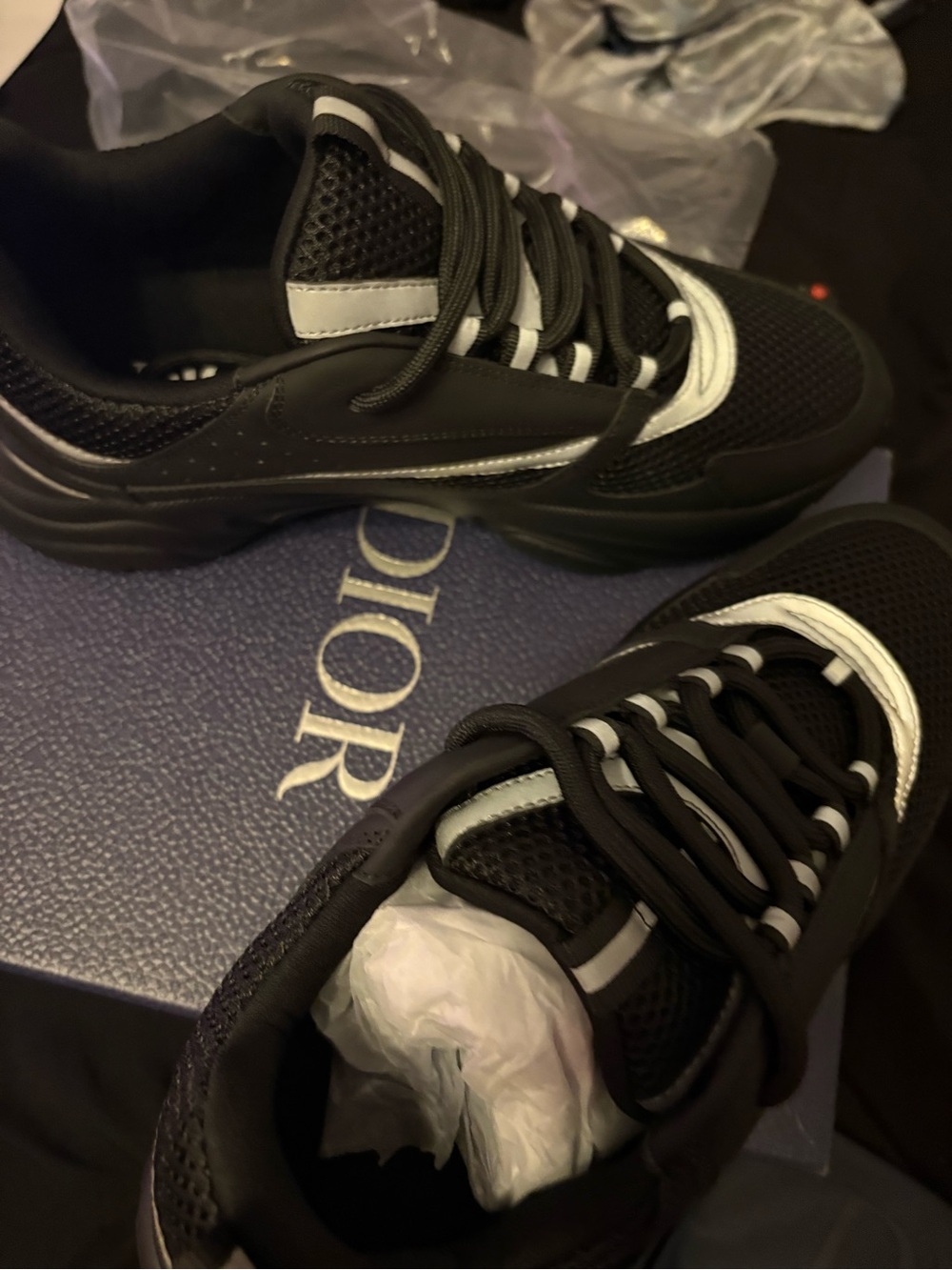 Designers Guild Black and White Men's Sneakers